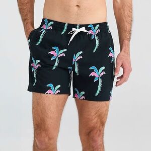 CHUBBIES | Mens Havana Nights Palm Print Classic Swim Trunk Short
